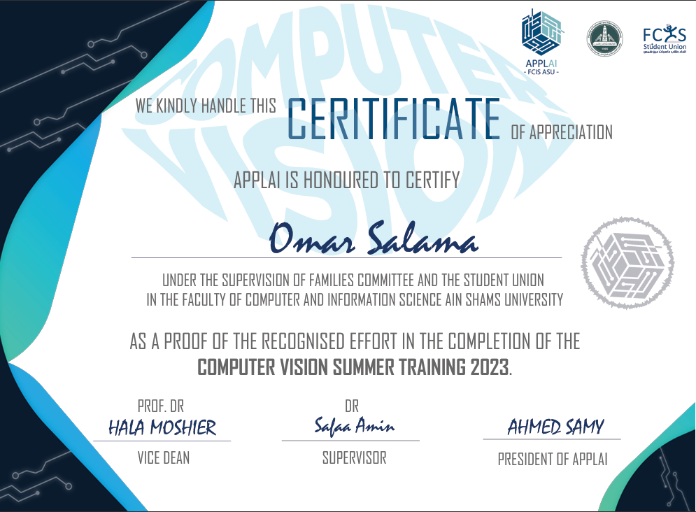 Applai Computer Vision Professional Training